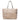 Women Leather Intreccio Optical Bag in Sabbia and Taupe - Jennifer Tattanelli