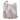 Women's Leather Intreccio Scozzese Crossbody Bag in Pearled Vanilla, Platinum and Pearled White - Jennifer Tattanelli