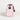 Women's Pink Nappa Perlata Leather Chicca Bag Intreccio Quadro