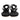 Women's Roman Leather Sandals in Black - Jennifer Tattanelli