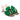 Woman Slip on Pumps With Tassels Detail in Green and Platinum - Jennifer Tattanelli