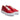 Women's Leather Memory Foam Sneakers in Red - Jennifer Tattanelli