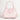 Women's Pearled Pink Nappa Perlata Leather Lucia Bag Intreccio Quadro