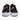 Women's Leather Bees Sneakers in Nappa Black - Jennifer Tattanelli