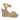 Women Platform Wedge Sandals in Platinum - Jennifer Tattanelli