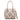 Women Top Handle Leather Bag Intreccio Scozzese in Pearled Vanilla, Platinum and Pearled White - Jennifer Tattanelli