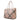 Women Leather Intreccio Scozzese Reversible Bag in Sabbia, Pink and Grey - Jennifer Tattanelli