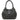 Lucia Top Handle Bag Intreccio Optical in Black