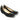 Women Ballerina Shoes with Wedge in Suede Black - Jennifer Tattanelli