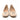 Women Ballerina Shoes with hidden heel in Suede Nude - Jennifer Tattanelli